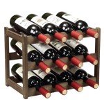 Bamboo 3-Tier Wine Rack for 12 Bottles