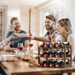 Bamboo 3-Tier Wine Rack for 12 Bottles