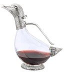 Silverplated Duck Decanter for Red Wine 750ml