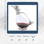 Silverplated Duck Decanter for Red Wine 750ml