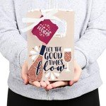 Wine Tasting Party Favor Boxes - Set of 12