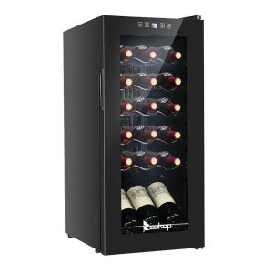 18-Bottle Freestanding Wine Cooler and Fridge