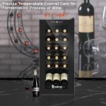 18-Bottle Freestanding Wine Cooler and Fridge