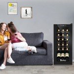 18-Bottle Freestanding Wine Cooler and Fridge