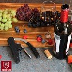 KEISSCO Manual Corkscrew with Foil Cutter and Extra Spiral