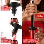 Zzysh® Premium Wine Preservation System with Argon Gas
