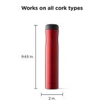Rabbit Electric Corkscrew Wine Opener - Metallic Red