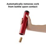 Rabbit Electric Corkscrew Wine Opener - Metallic Red