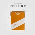 12-Bottle Upright Wine Storage Boxes (Set of 10)