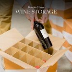 12-Bottle Upright Wine Storage Boxes (Set of 10)