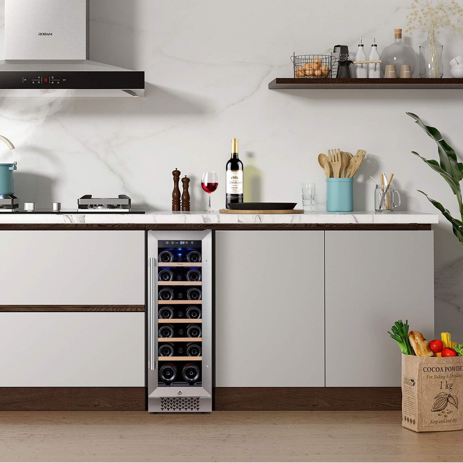 Yeego 12” Wine Cooler for 18 Bottles