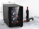 6-Bottle Countertop Wine Cooler with Rack