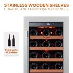 Ca'Lefort 15'' Freestanding Wine Cooler for 33 Bottles