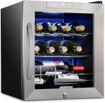 Schmécké 12-Bottle Stainless Steel Wine Cooler