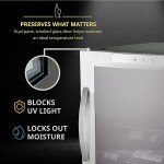 Schmécké 12-Bottle Stainless Steel Wine Cooler