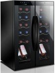 NutriChef 24-Bottle Digital Wine Cooler