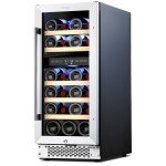 Yeego 15" Dual Zone Wine Cooler Refrigerator