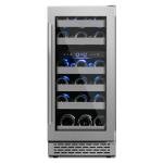 VINECOLD 15-Inch Dual Zone Wine Cooler Fridge