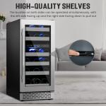VINECOLD 15-Inch Dual Zone Wine Cooler Fridge