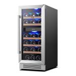 Yeego 15" Dual Zone Wine Cooler Refrigerator