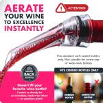 VINABON Wine Aerator Pourer Spout with Guide