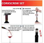 Wine Opener Set with Aerator and Stoppers