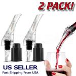 Wine Aerator and Bottle Stopper - 2 Pack
