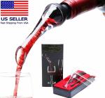 Wine Aerator Pourer and Decanter Spout - Black