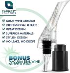 Wine Aerator and Bottle Stopper - 2 Pack