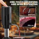 Automatic Rechargeable Electric Wine Aerator and Opener