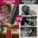 Electric Wine Opener Set with Pourer and Stopper