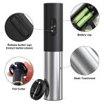 COKUNST Electric Wine Opener with Foil Cutter