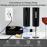 Electric Wine Opener with Foil Cutter and LED