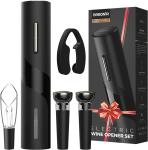 Electric Wine Opener Set with Greeting Card