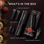 Electric Wine Opener Set with Greeting Card