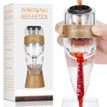 ZORTUNG Wine Aerator Decanter with Travel Bag