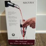 Secura Wine Aerator Chilling Rod and Decanter