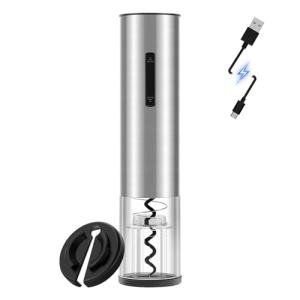 Rechargeable Electric Wine Opener with Foil Cutter