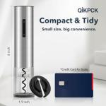 Rechargeable Electric Wine Opener with Foil Cutter