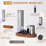 Electric Wine Opener Set with Accessories – Elegant Gift