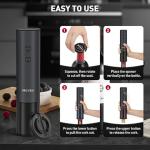 Secura Automatic Electric Wine Opener - Black