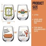 Funny Friends TV Show Wine Gift Set - 4