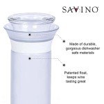 Savino Wine Preserver Decanter - Keeps Wine Fresh