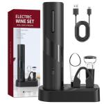Electric Wine Bottle Opener Set with Accessories
