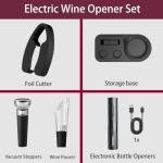 Electric Wine Bottle Opener Set with Accessories