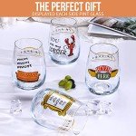 Funny Friends TV Show Wine Gift Set - 4