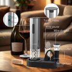 5-in-1 Electric Wine Opener Set with Foil Cutter