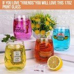 Funny Friends TV Show Wine Gift Set - 4