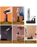 5-in-1 Electric Wine Opener Set with Accessories