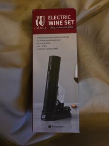 Electric Wine Set for Opening, Serving, and Preserving